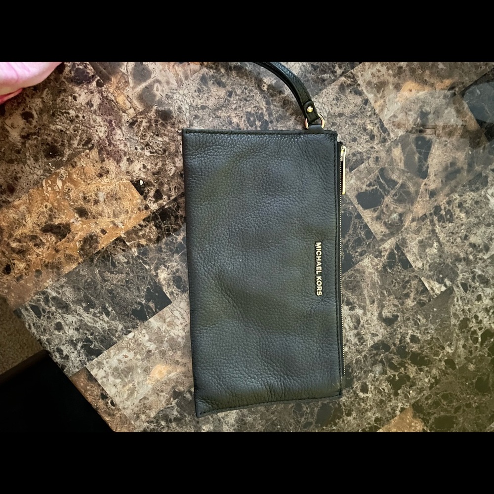 Michael Kors Black Wristlet
